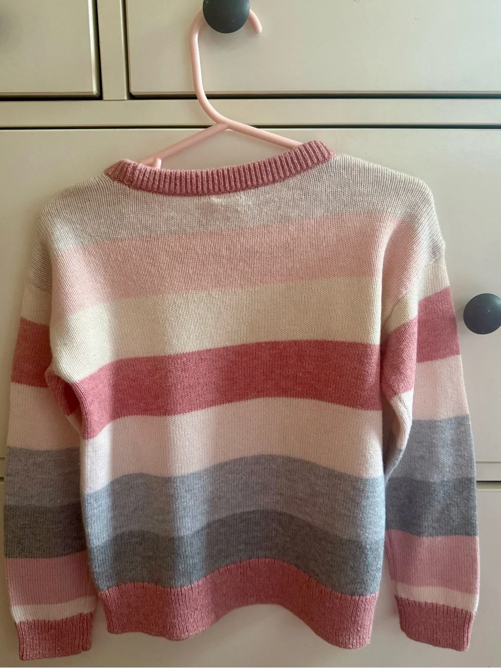GAP Pink and Sparkles Girls Crewneck Sweater